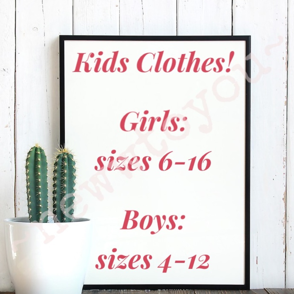 🎒Kids Clothes • Sizes 4T-16